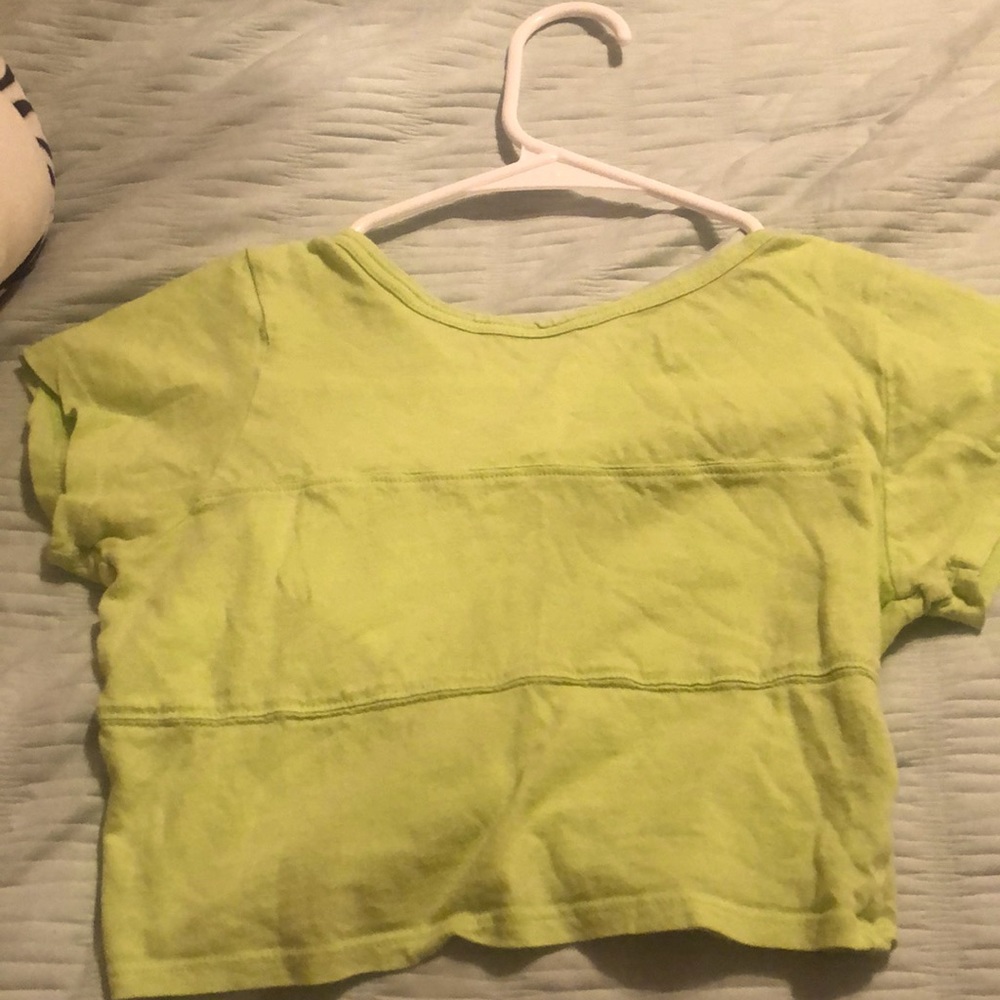 pacsun basics xs crop top